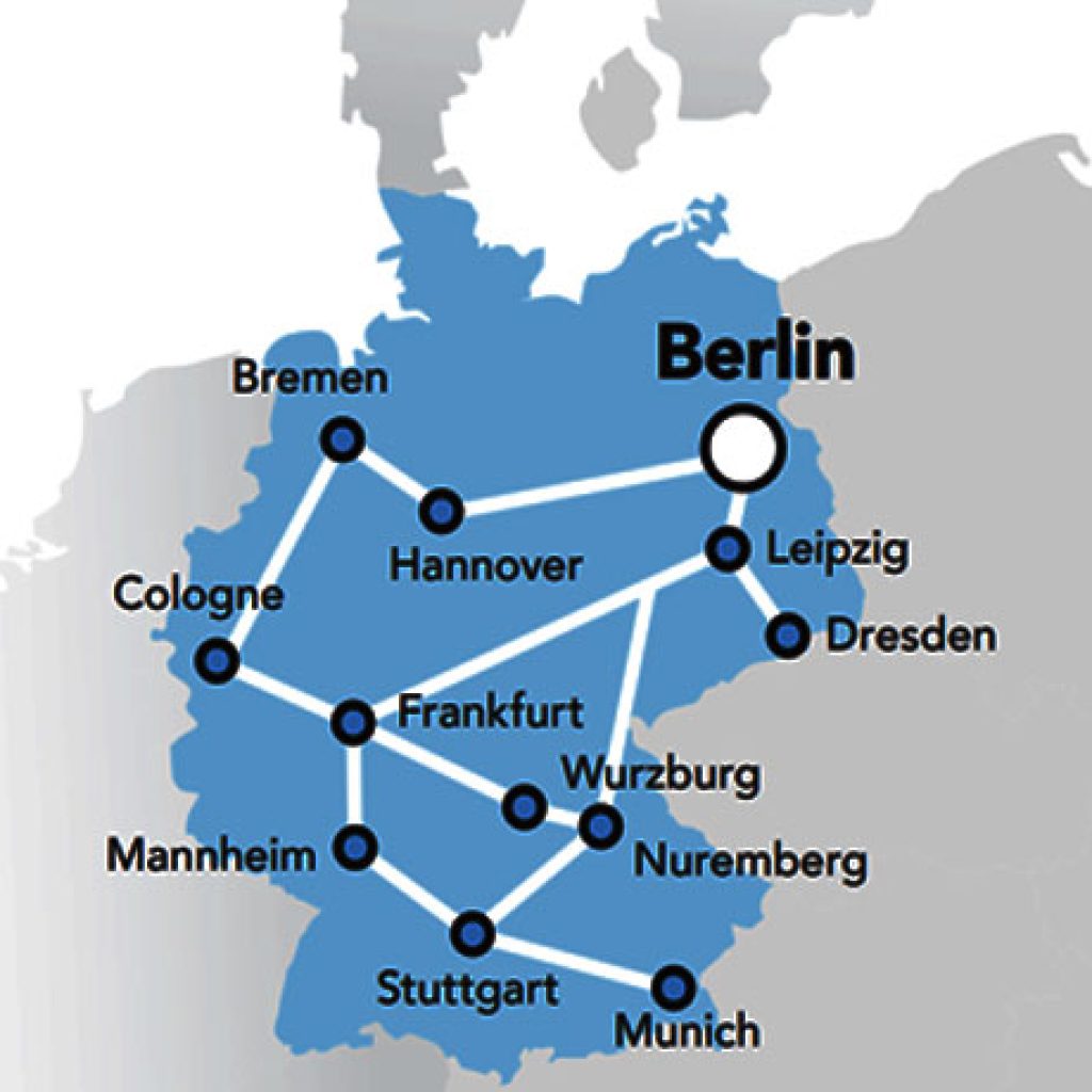 Germany Train Map