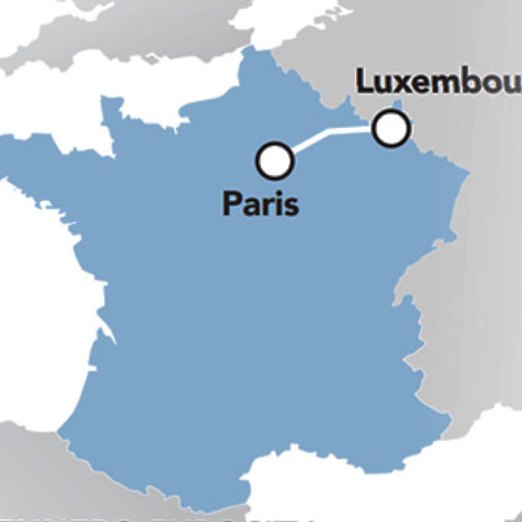 Paris Luxmubourg Train Route